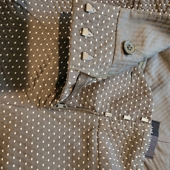 The Limited Olive Green Pants with Polka Dots Size 2 - Picture 2 of 7